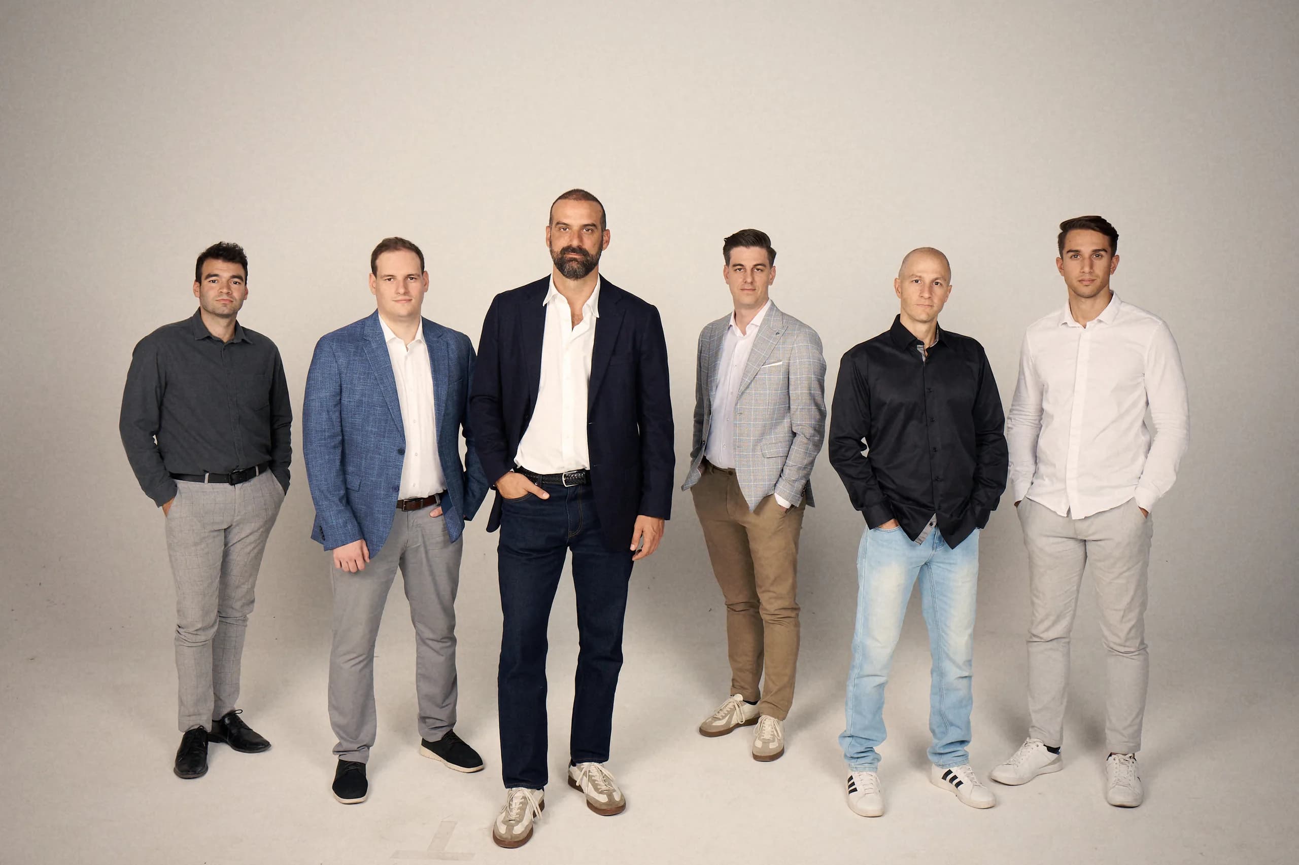 The NewsLabs team, left to right: Matija Stepanic, Milos Stanic, Josip Kustan, Paulo Sankovic, Ivan Saric, Ivan Muzic, Marin Rosic, Bruno Nad, Todor Papic